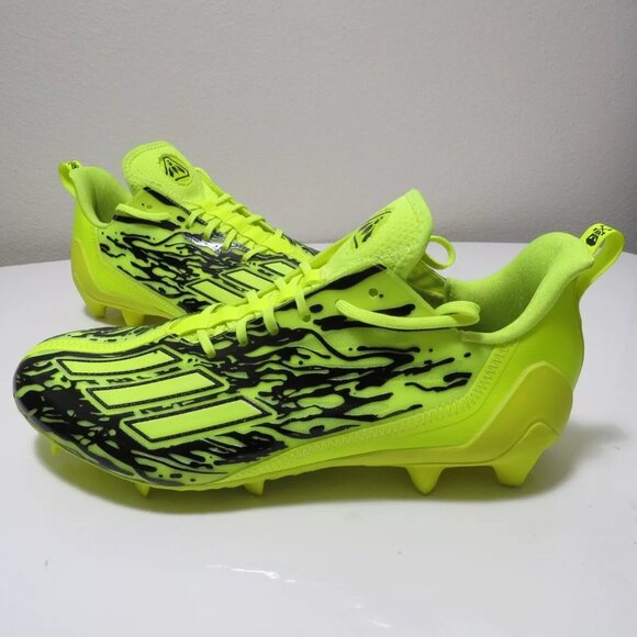 Adidas Adizero 12.0 Poison Fluorescent Yellow Football Cleats IG7218 Men… - Picture 8 of 8